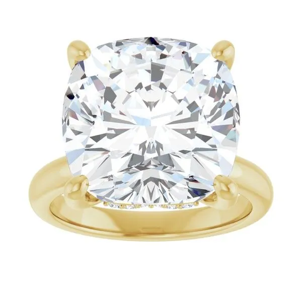 Hidden Halo-Style Engagement Ring Image 3 Dripping Diamonds Dripping Springs, TX