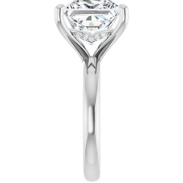 Hidden Halo-Style Engagement Ring Image 4 Raleigh Diamond Fine Jewelry Raleigh, NC