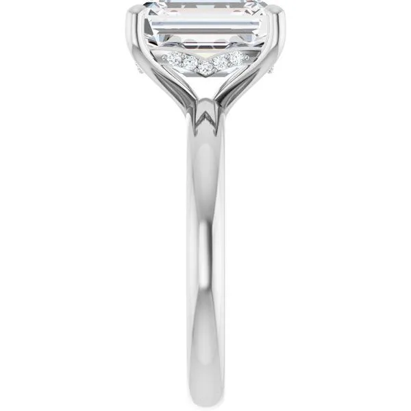 Hidden Halo-Style Engagement Ring Image 4 Raleigh Diamond Fine Jewelry Raleigh, NC