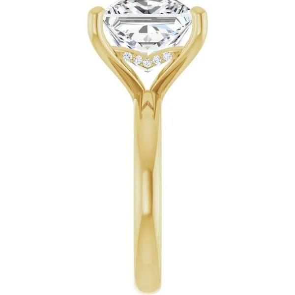 Hidden Halo-Style Engagement Ring Image 4 Raleigh Diamond Fine Jewelry Raleigh, NC