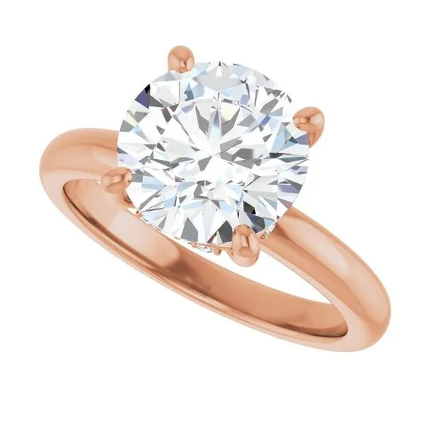 Hidden Halo-Style Engagement Ring Image 5 Raleigh Diamond Fine Jewelry Raleigh, NC