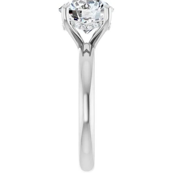 Hidden Halo-Style Engagement Ring Image 4 Raleigh Diamond Fine Jewelry Raleigh, NC
