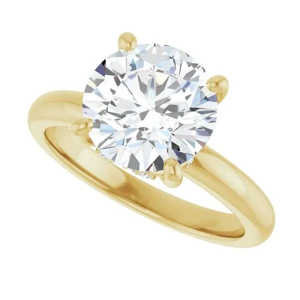 Hidden Halo-Style Engagement Ring Image 5 Dripping Diamonds Dripping Springs, TX