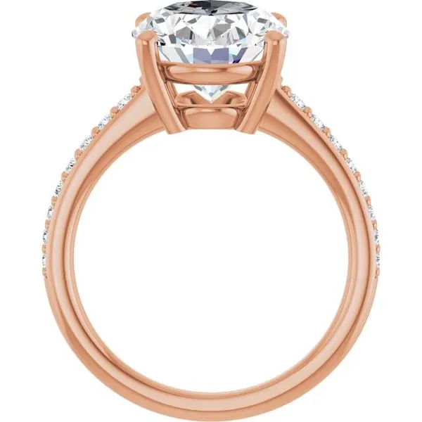 V-End Prong Engagement Ring Image 2 Futer Bros Jewelers York, PA