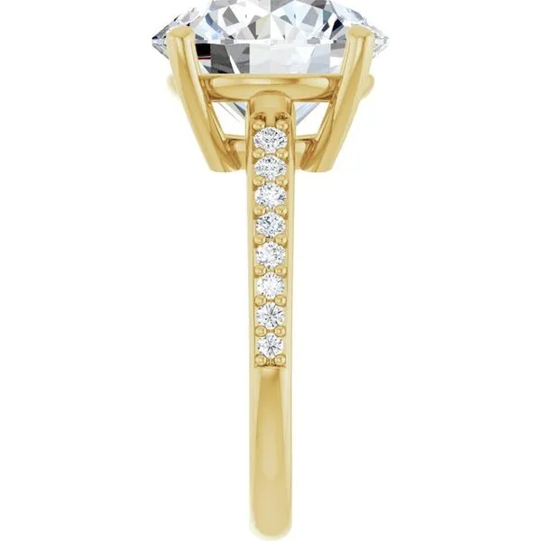V-End Prong Engagement Ring Image 4 Rox Atlanta Jewelers Decatur, GA