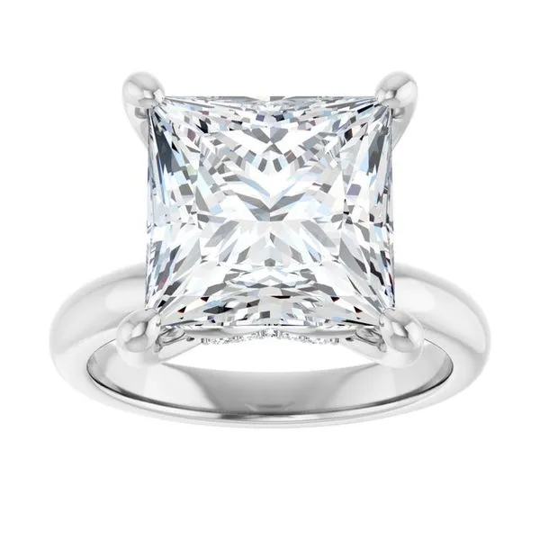 Hidden Halo-Style Engagement Ring Image 3 Dripping Diamonds Dripping Springs, TX