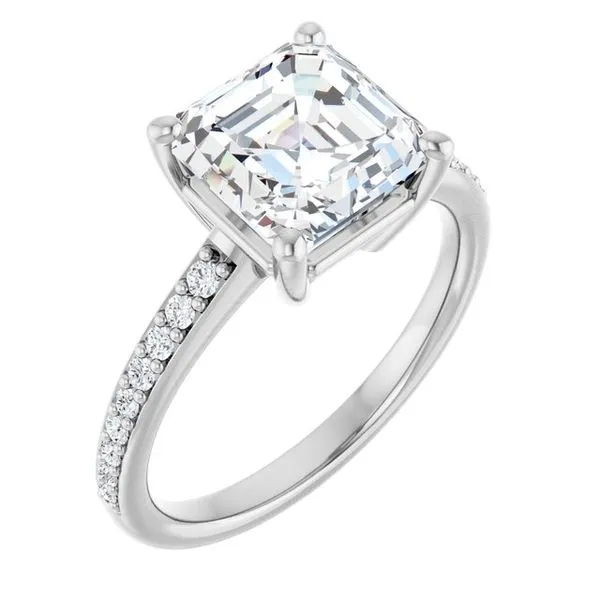 V-End Prong Engagement Ring Eskews Fine Jewelers Lee's Summit, MO