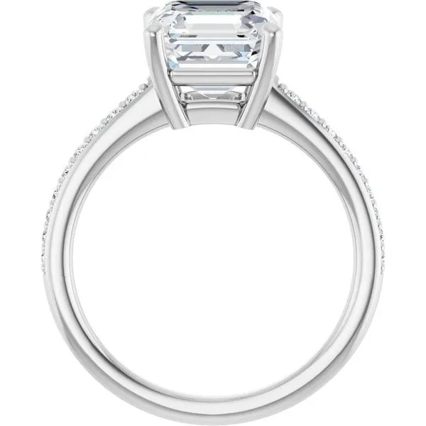 V-End Prong Engagement Ring Image 2 Eskews Fine Jewelers Lee's Summit, MO