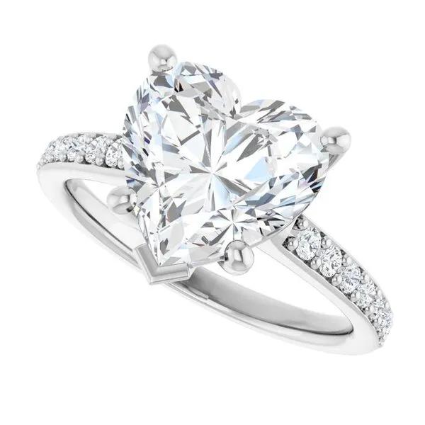 V-End Prong Engagement Ring Image 5 Rox Atlanta Jewelers Decatur, GA