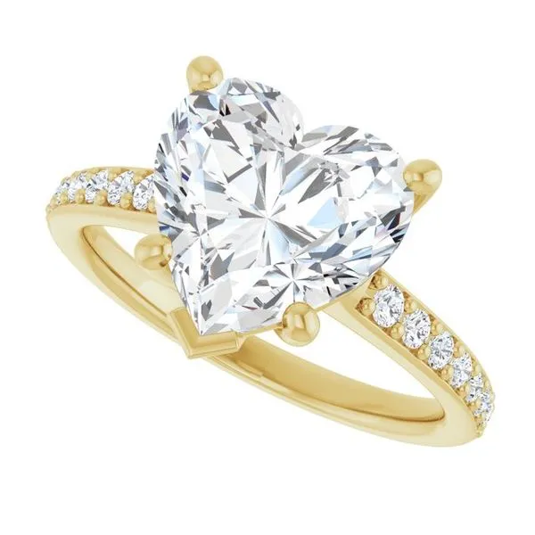 V-End Prong Engagement Ring Image 5 Rox Atlanta Jewelers Decatur, GA