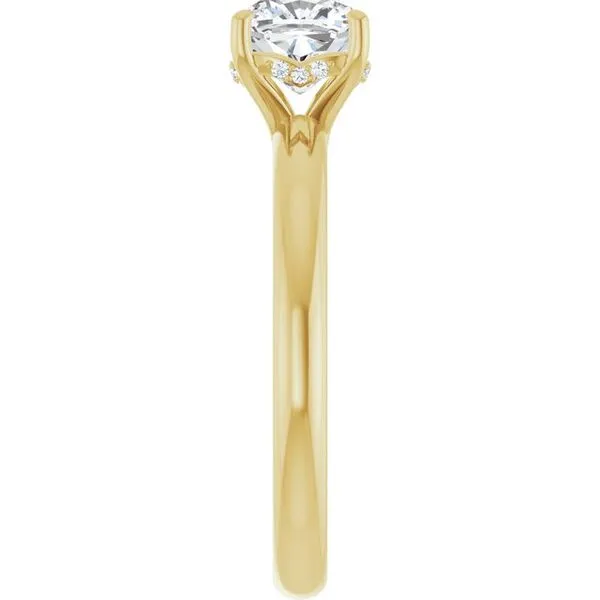 Hidden Halo-Style Engagement Ring Image 4 Raleigh Diamond Fine Jewelry Raleigh, NC