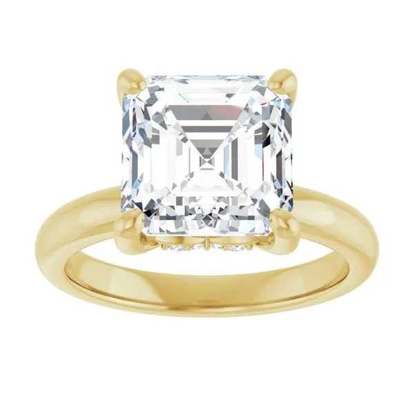 Hidden Halo-Style Engagement Ring Image 3 Raleigh Diamond Fine Jewelry Raleigh, NC