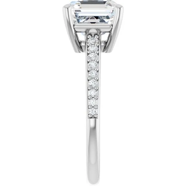 V-End Prong Engagement Ring Image 4 Rox Atlanta Jewelers Decatur, GA