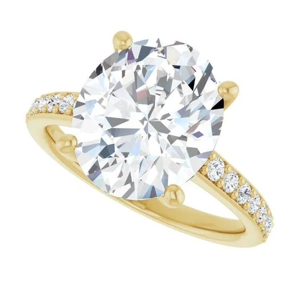 V-End Prong Engagement Ring Image 5 Rox Atlanta Jewelers Decatur, GA