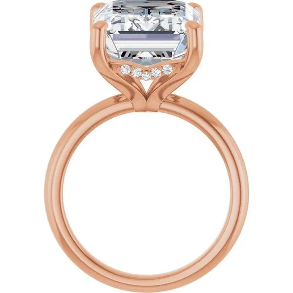 Hidden Halo-Style Engagement Ring Image 2 Raleigh Diamond Fine Jewelry Raleigh, NC