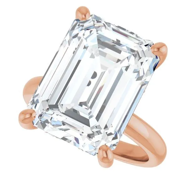 Hidden Halo-Style Engagement Ring Image 5 Raleigh Diamond Fine Jewelry Raleigh, NC