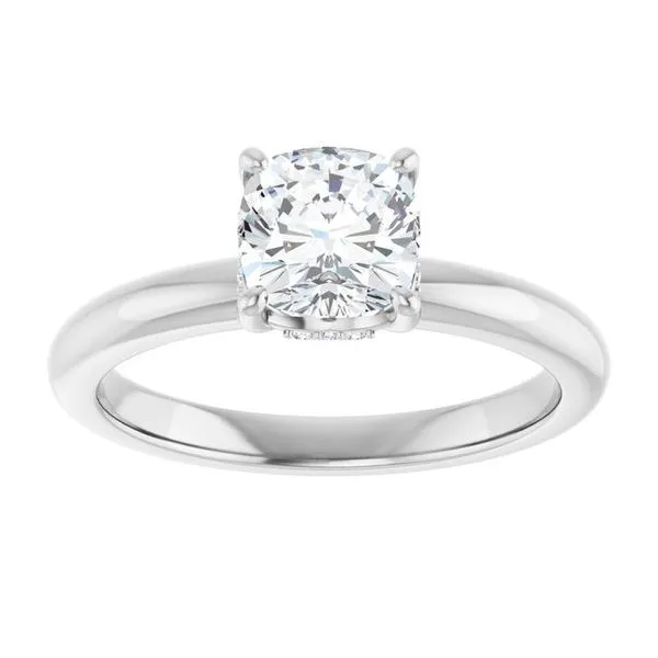 Hidden Halo-Style Engagement Ring Image 3 Dripping Diamonds Dripping Springs, TX