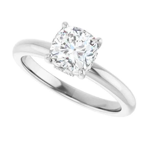 Hidden Halo-Style Engagement Ring Image 5 Dripping Diamonds Dripping Springs, TX