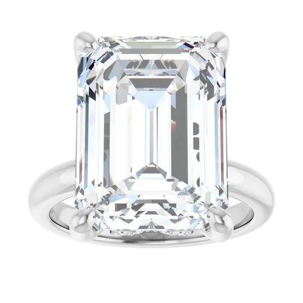 Hidden Halo-Style Engagement Ring Image 3 Raleigh Diamond Fine Jewelry Raleigh, NC