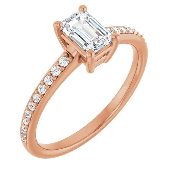 V-End Prong Engagement Ring Eskews Fine Jewelers Lee's Summit, MO