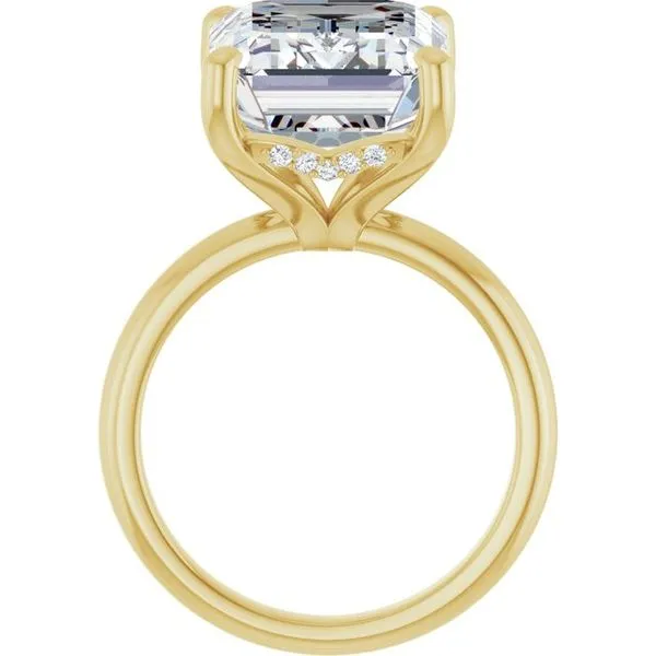 Hidden Halo-Style Engagement Ring Image 2 Raleigh Diamond Fine Jewelry Raleigh, NC