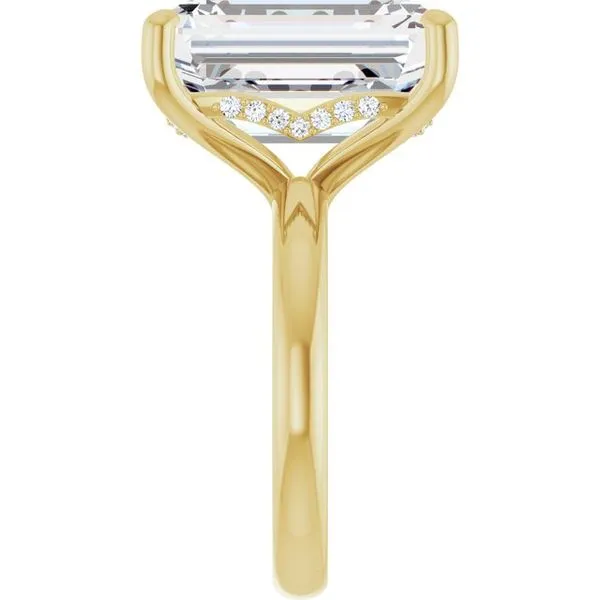 Hidden Halo-Style Engagement Ring Image 4 Raleigh Diamond Fine Jewelry Raleigh, NC