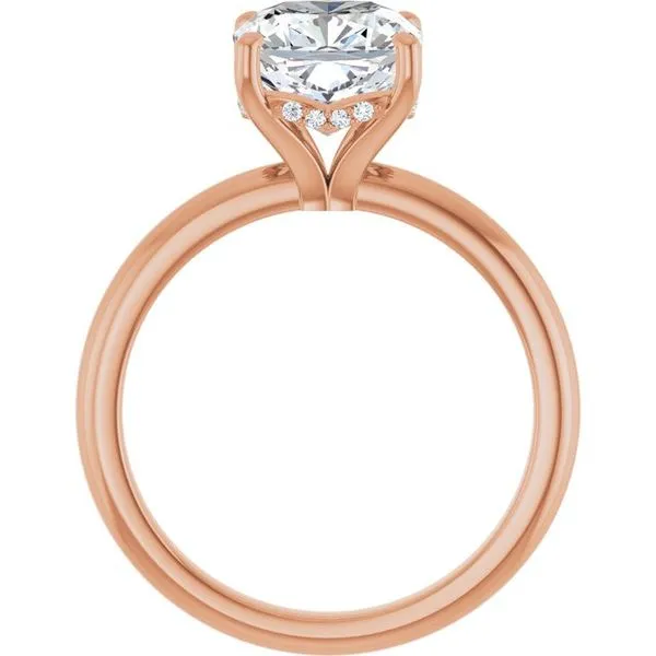 Hidden Halo-Style Engagement Ring Image 2 Raleigh Diamond Fine Jewelry Raleigh, NC