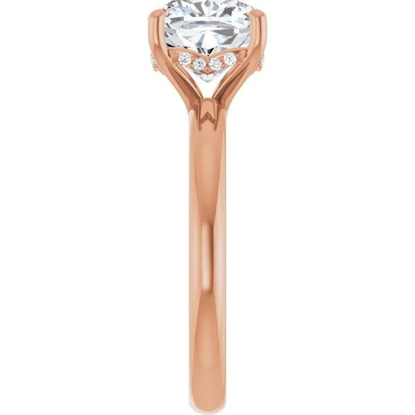 Hidden Halo-Style Engagement Ring Image 4 Raleigh Diamond Fine Jewelry Raleigh, NC