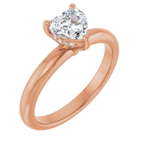 Hidden Halo-Style Engagement Ring