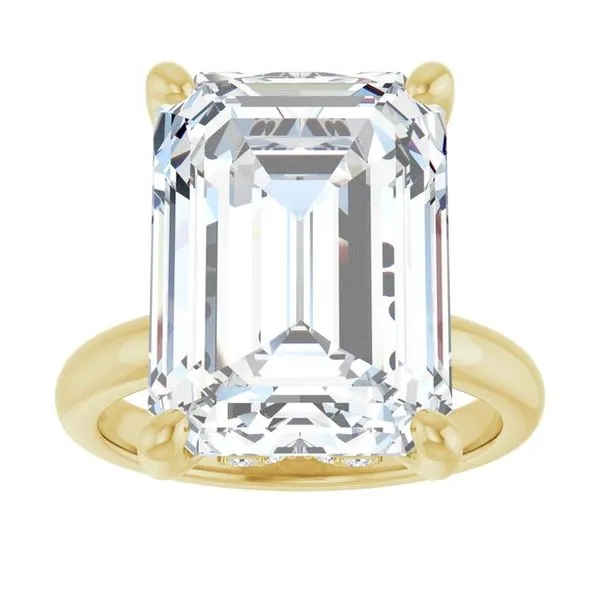 Hidden Halo-Style Engagement Ring Image 3 Raleigh Diamond Fine Jewelry Raleigh, NC