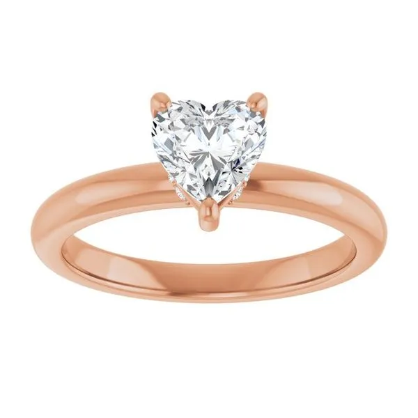 Hidden Halo-Style Engagement Ring Image 3 Raleigh Diamond Fine Jewelry Raleigh, NC