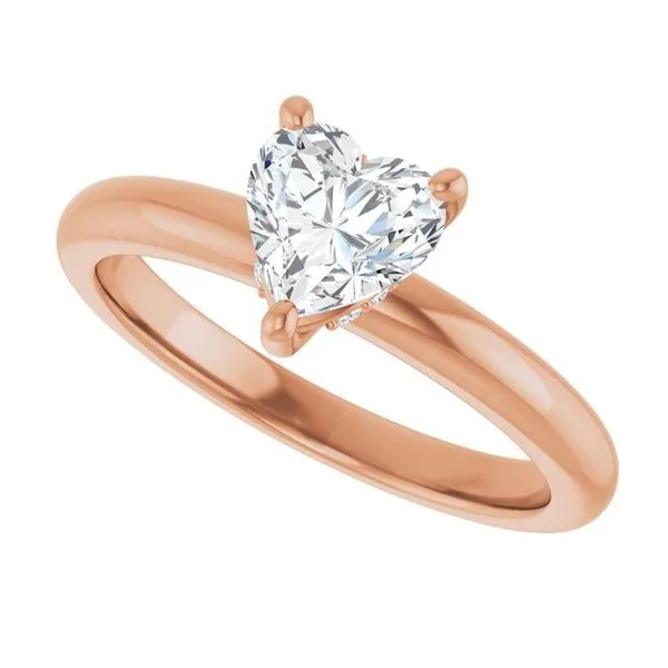 Hidden Halo-Style Engagement Ring Image 5 Raleigh Diamond Fine Jewelry Raleigh, NC