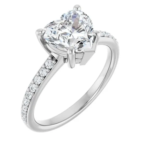 V-End Prong Engagement Ring Rox Atlanta Jewelers Decatur, GA
