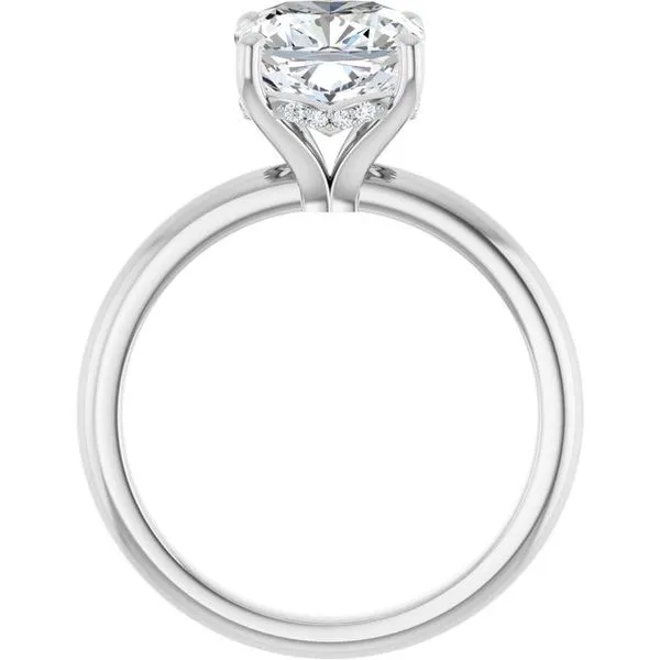 Hidden Halo-Style Engagement Ring Image 2 Raleigh Diamond Fine Jewelry Raleigh, NC