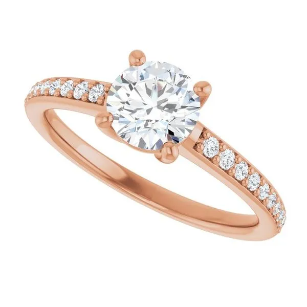 V-End Prong Engagement Ring Image 5 Eskews Fine Jewelers Lee's Summit, MO