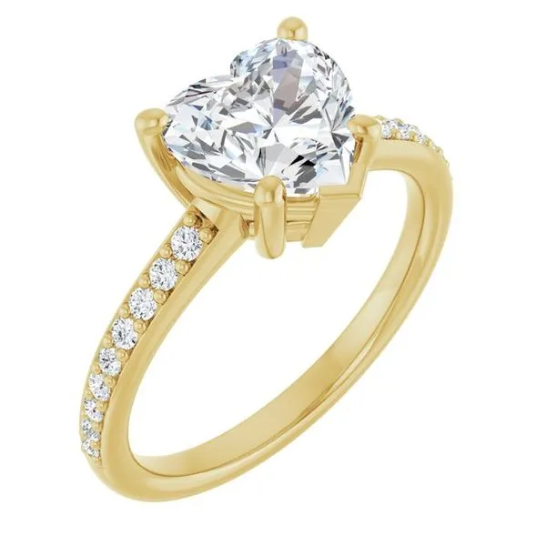 V-End Prong Engagement Ring Rox Atlanta Jewelers Decatur, GA