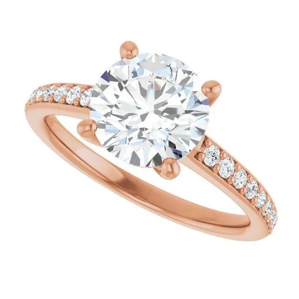 V-End Prong Engagement Ring Image 5 Eskews Fine Jewelers Lee's Summit, MO