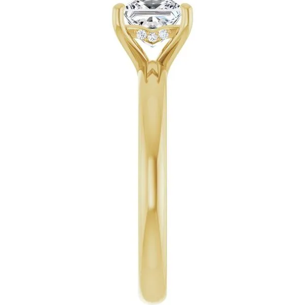 Hidden Halo-Style Engagement Ring Image 4 Raleigh Diamond Fine Jewelry Raleigh, NC