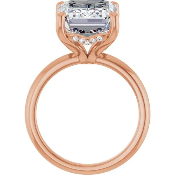 Hidden Halo-Style Engagement Ring Image 2 Raleigh Diamond Fine Jewelry Raleigh, NC