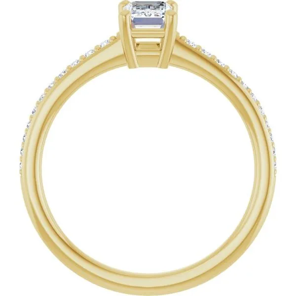 V-End Prong Engagement Ring Image 2 Rox Atlanta Jewelers Decatur, GA