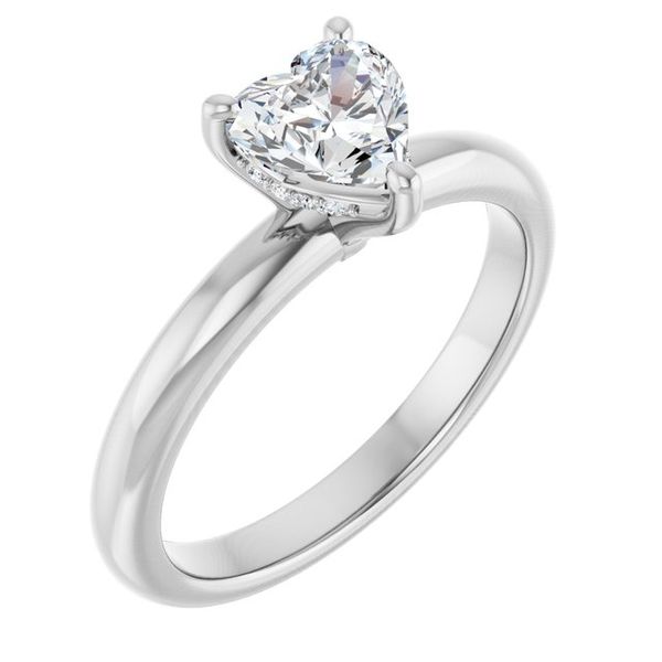 Hidden Halo-Style Engagement Ring