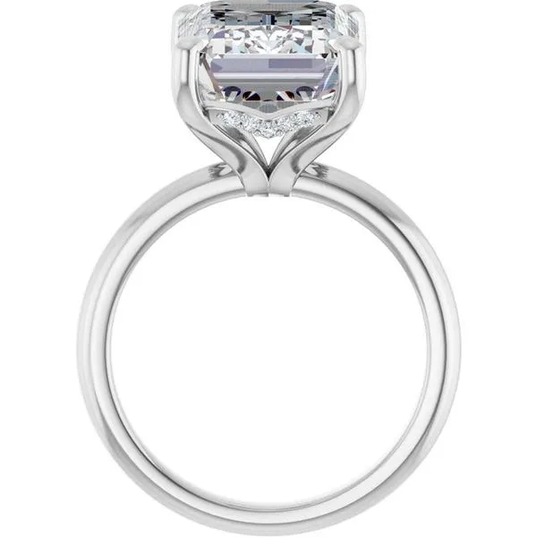 Hidden Halo-Style Engagement Ring Image 2 Raleigh Diamond Fine Jewelry Raleigh, NC