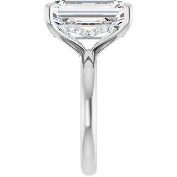 Hidden Halo-Style Engagement Ring Image 4 Raleigh Diamond Fine Jewelry Raleigh, NC