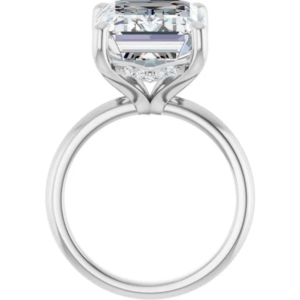 Hidden Halo-Style Engagement Ring Image 2 Raleigh Diamond Fine Jewelry Raleigh, NC