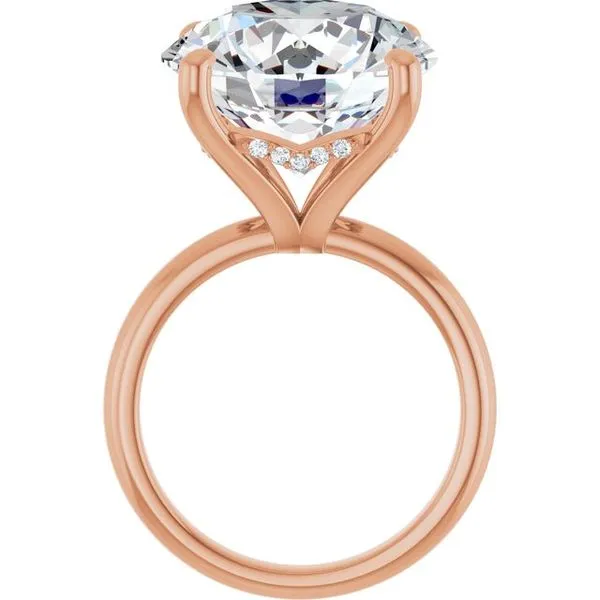 Hidden Halo-Style Engagement Ring Image 2 Raleigh Diamond Fine Jewelry Raleigh, NC