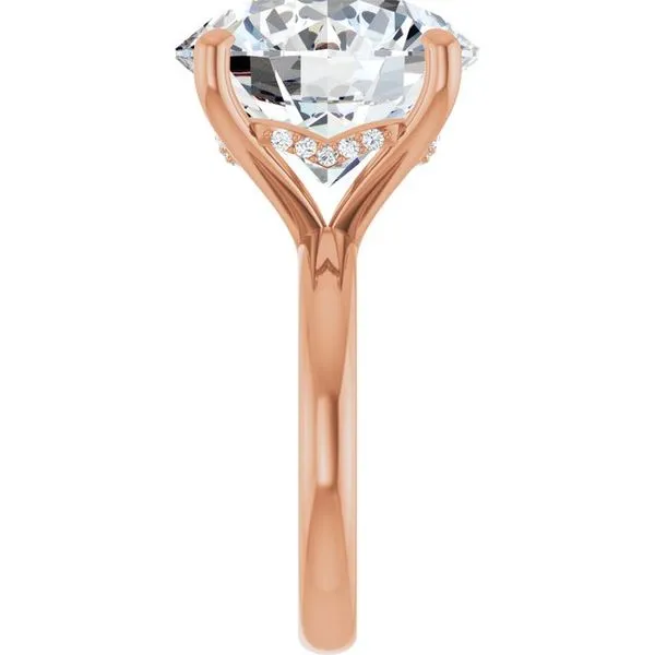 Hidden Halo-Style Engagement Ring Image 4 Raleigh Diamond Fine Jewelry Raleigh, NC