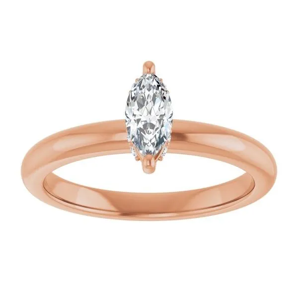 Hidden Halo-Style Engagement Ring Image 3 Raleigh Diamond Fine Jewelry Raleigh, NC