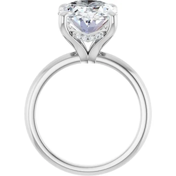 Hidden Halo-Style Engagement Ring Image 2 Raleigh Diamond Fine Jewelry Raleigh, NC