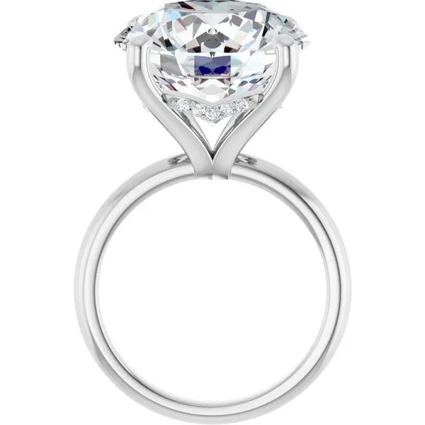 Hidden Halo-Style Engagement Ring Image 2 Raleigh Diamond Fine Jewelry Raleigh, NC