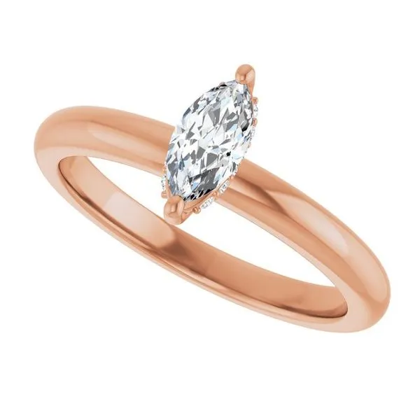 Hidden Halo-Style Engagement Ring Image 5 Raleigh Diamond Fine Jewelry Raleigh, NC